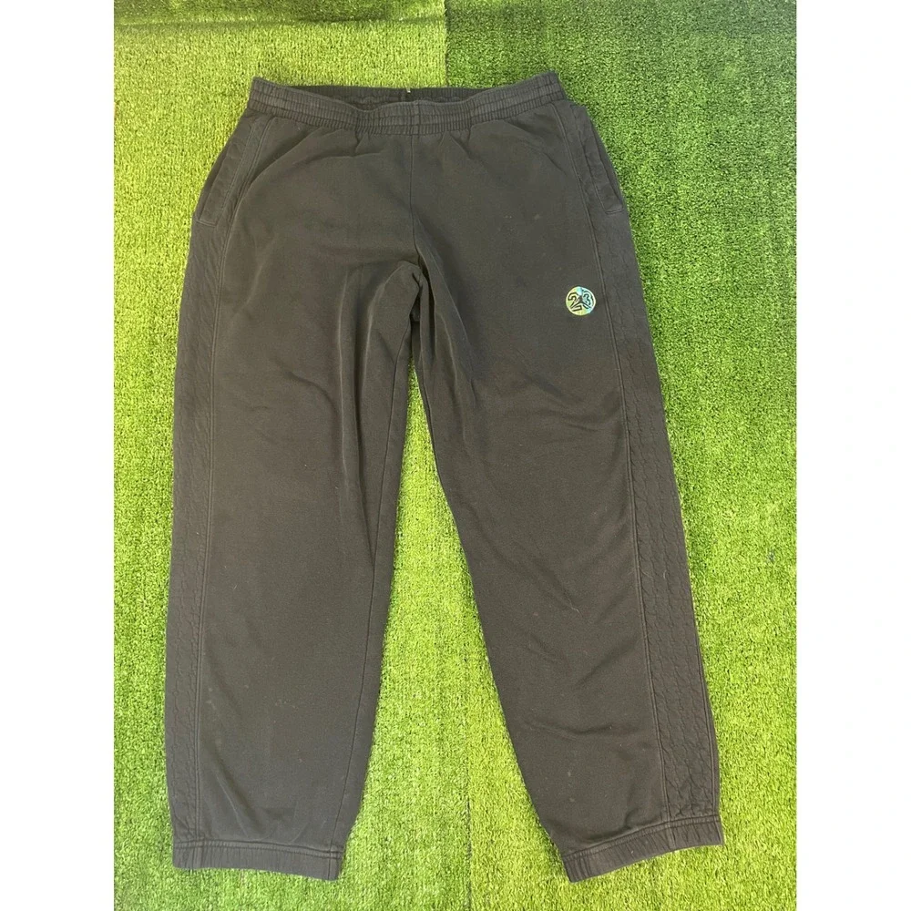 Jordan Mens Black Fleece Baggy Sweatpants Holographic 23 Logo Joggers XL